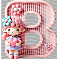 Cartoon letters-CL 611